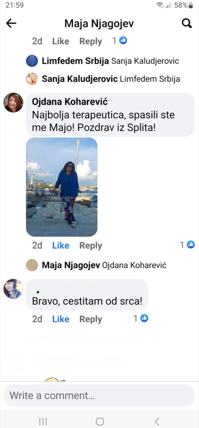 Facebook komentar pacijentkinje